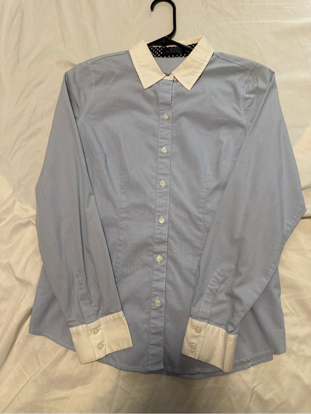 The Limited Light Blue Dress Shirt with White Contrast Collar & Cuffs